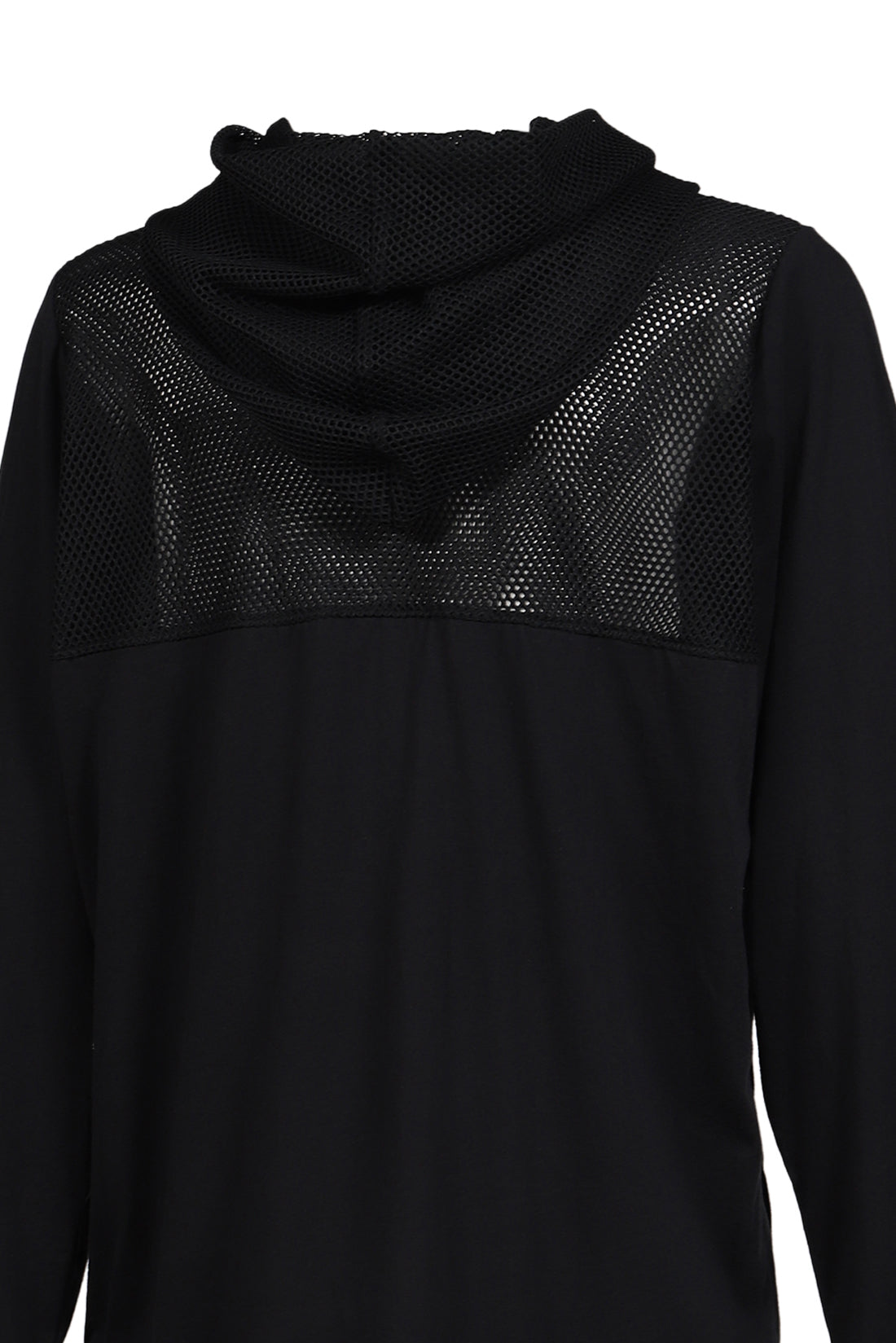 × HALCYON VEIL MESH HOODIE / BLK