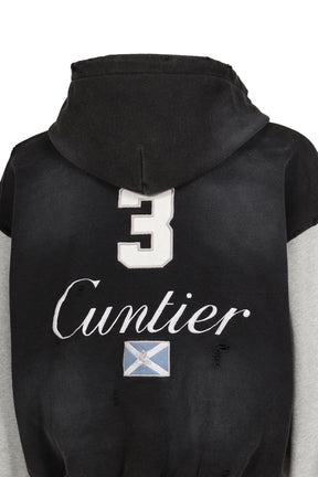 CUNTIER ZIP HOODIE / BLK