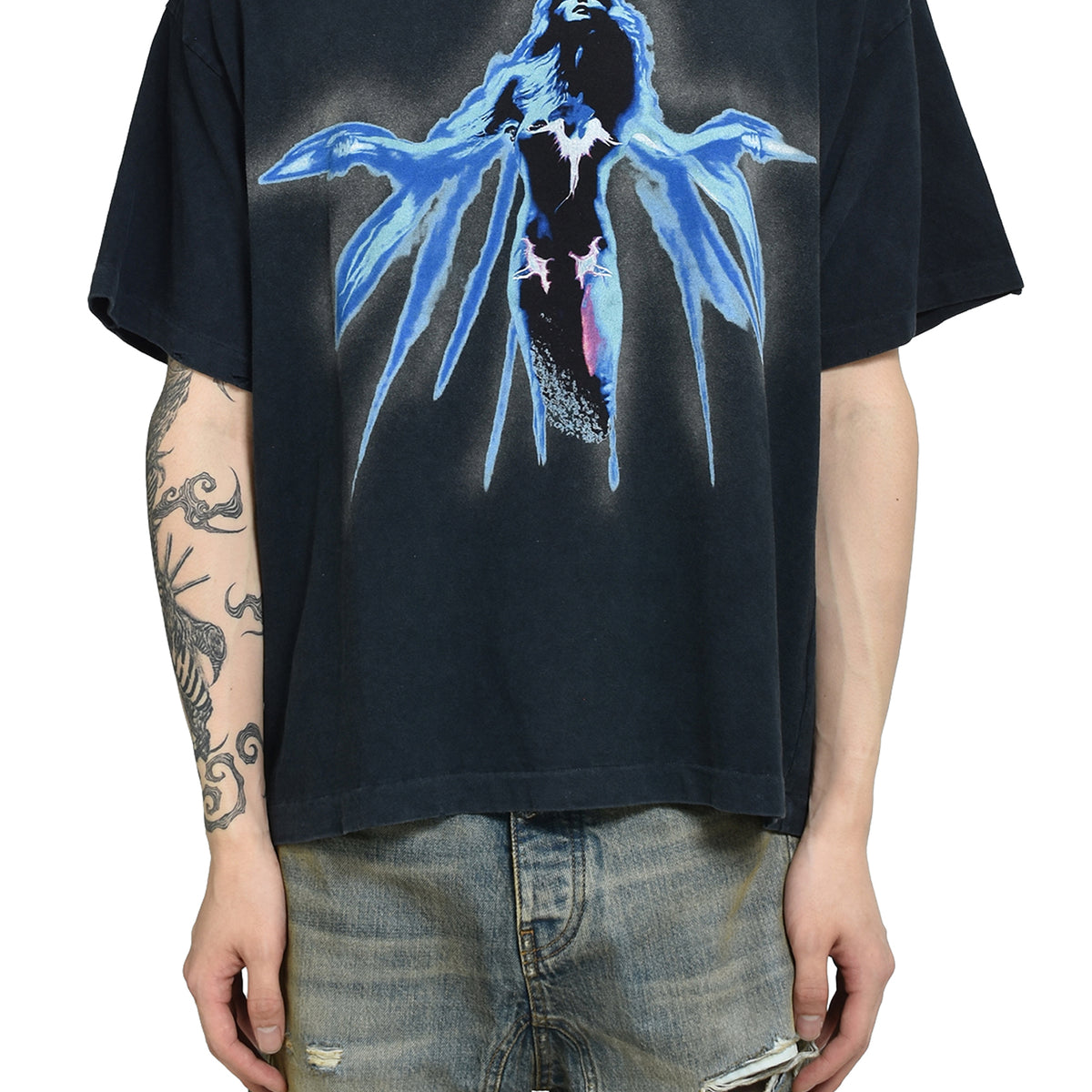 JUN/NAKAYAMA ジュン ナカヤマ FW25 1989 T-SHIRTS / BLK - NUBIAN