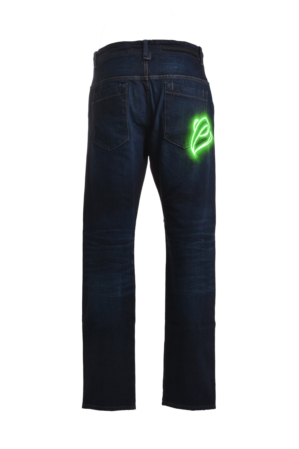 ETAI LOS ANGELES FW23 STRAIGHT LEG 5-POCKET JEAN / GRN -NUBIAN