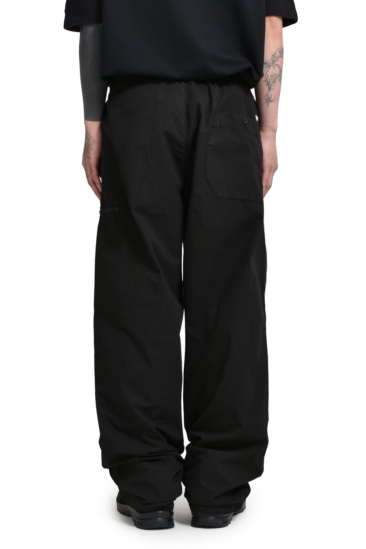 MICROREPS BOXY CARGO LENS PANTS  / BLK