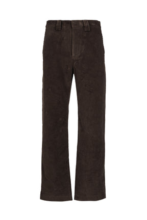 NIGHT TROUSER DYED CORD / PEAT