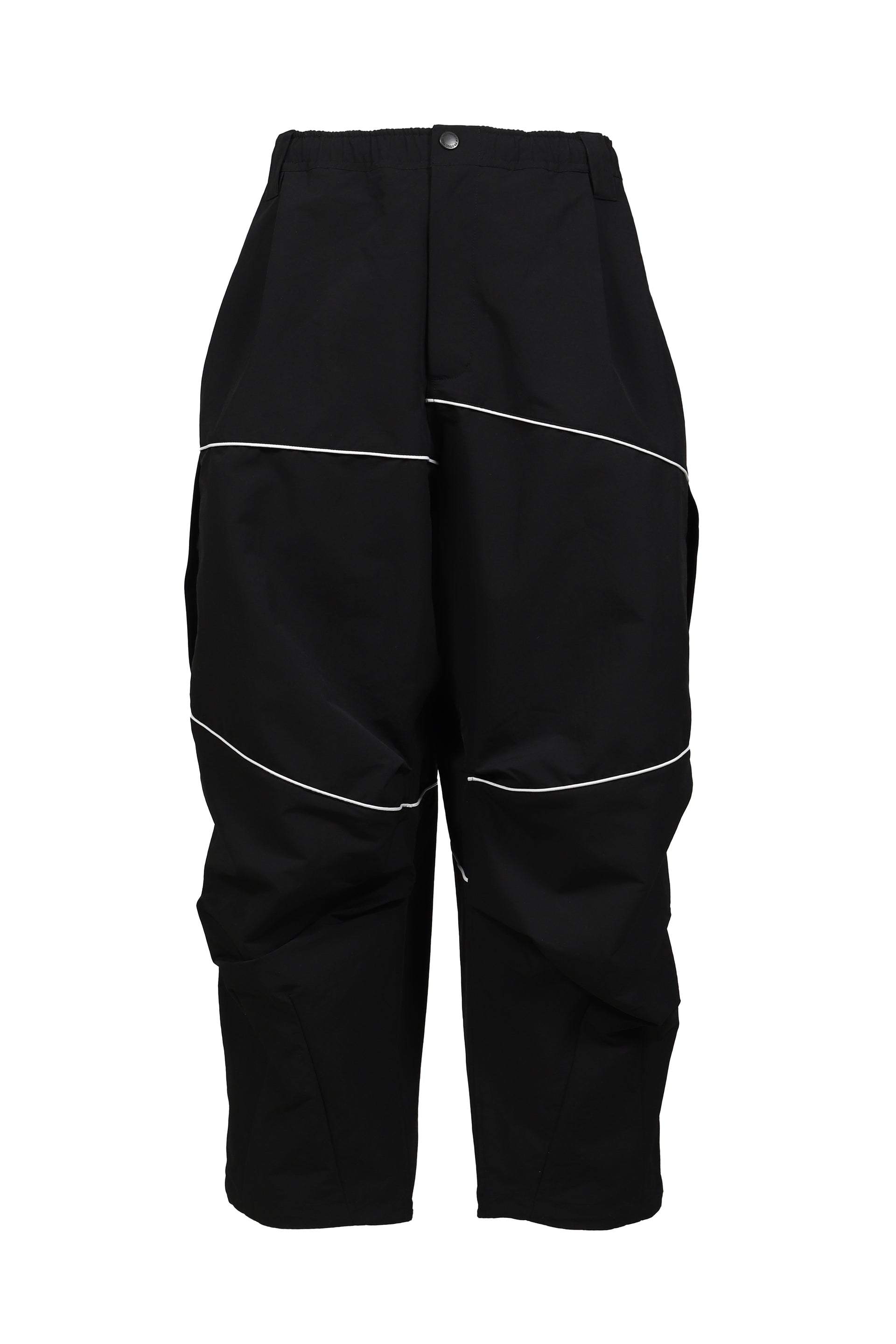 PIPING TACTICAL BALLOON PANTS / BLK