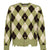 DIAMOND SCRAPED CARDIGAN / PISTACHIO