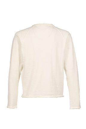STAR 34 FITTED L/S T-SHIRT / WHT
