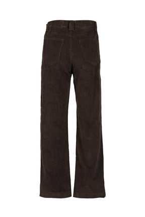 NIGHT TROUSER DYED CORD / PEAT