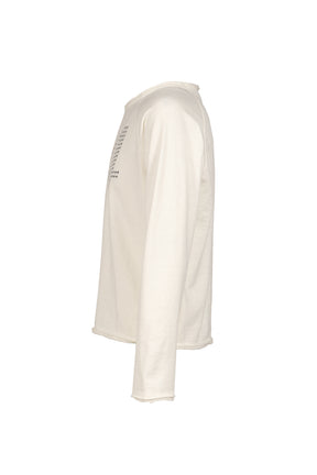 STAR 34 FITTED L/S T-SHIRT / WHT