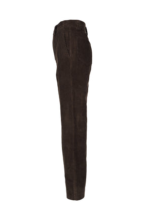 NIGHT TROUSER DYED CORD / PEAT