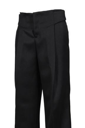 LOOSE DRESS TROUSERS / BLK