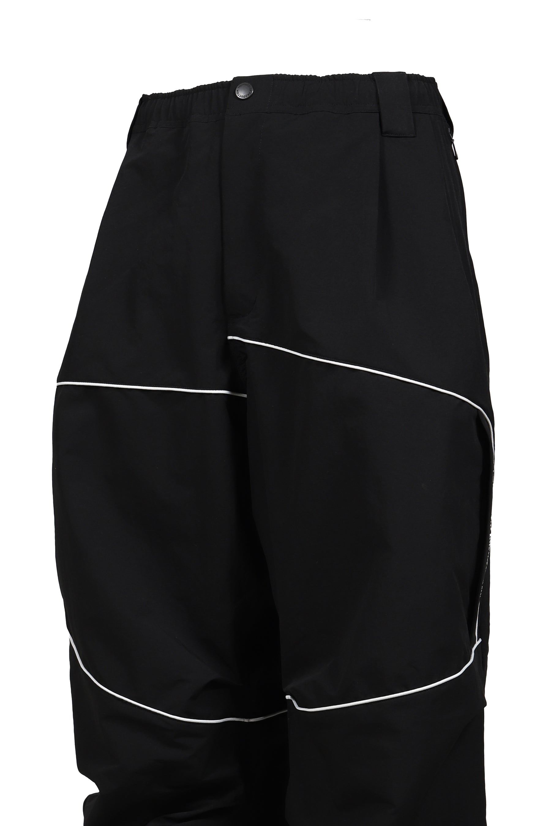 PIPING TACTICAL BALLOON PANTS / BLK