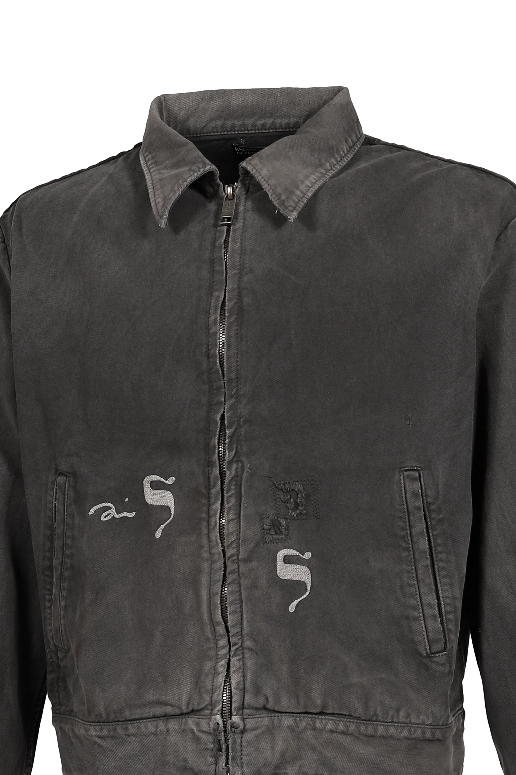 HEBREW MECHANICS JACKET / BLK