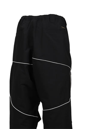 PIPING TACTICAL BALLOON PANTS / BLK