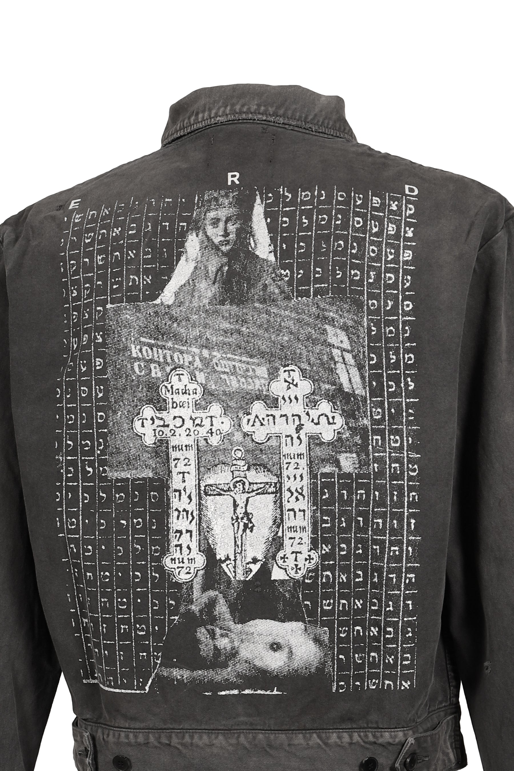 HEBREW MECHANICS JACKET / BLK