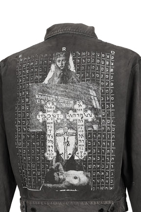 HEBREW MECHANICS JACKET / BLK