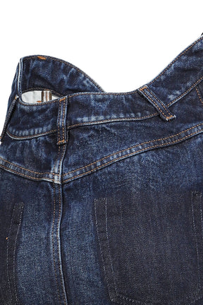 MINI SKIRT WITH CURVY WAISTBAND / IND