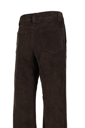NIGHT TROUSER DYED CORD / PEAT