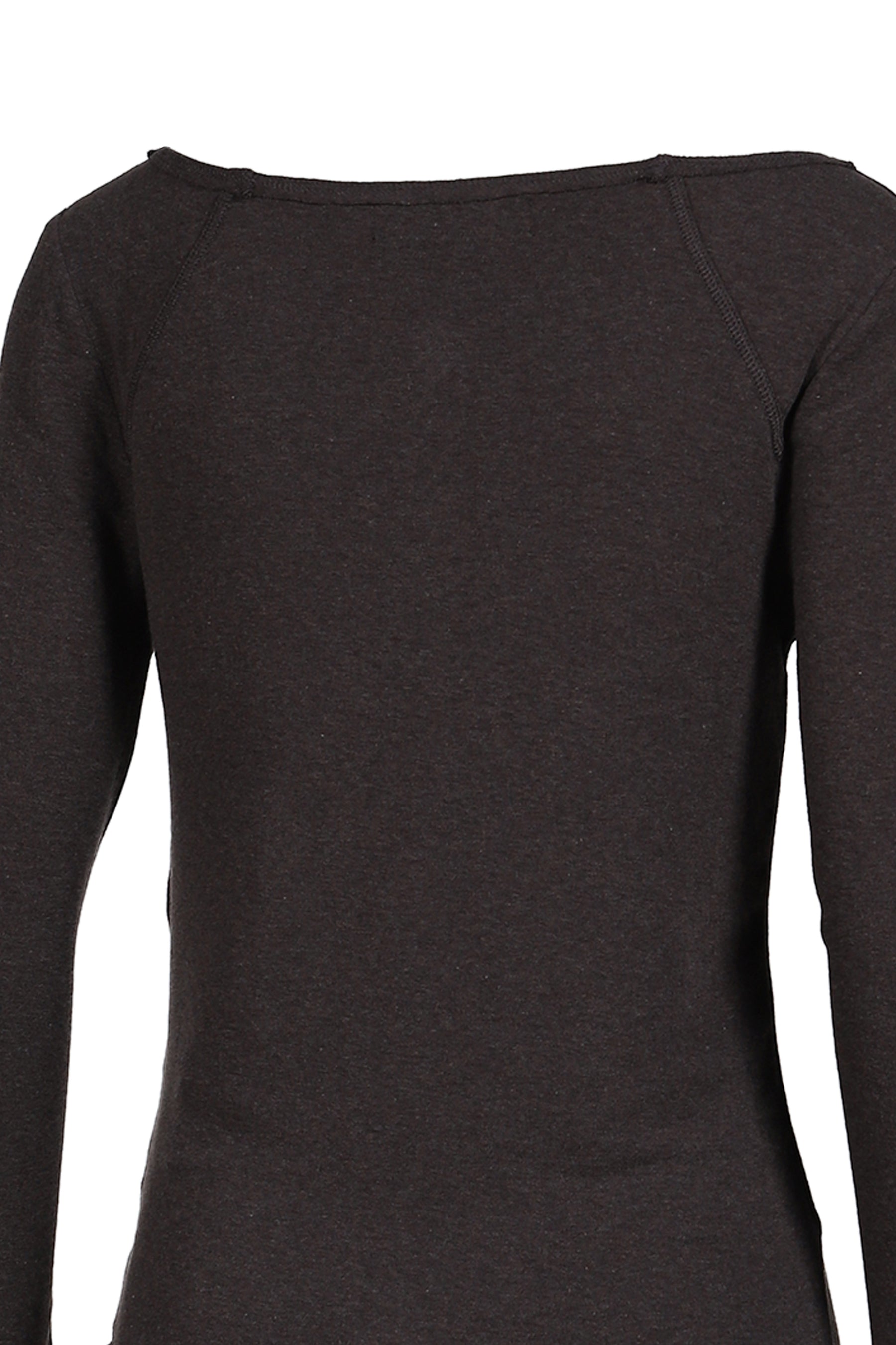 LENNY HENLEY NECK LONG-SLEEVE T-SHIRT / CHA