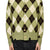 DIAMOND SCRAPED CARDIGAN / PISTACHIO