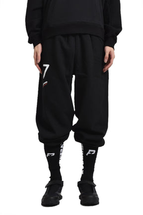 STIRRUP SWEATPANTS / BLK