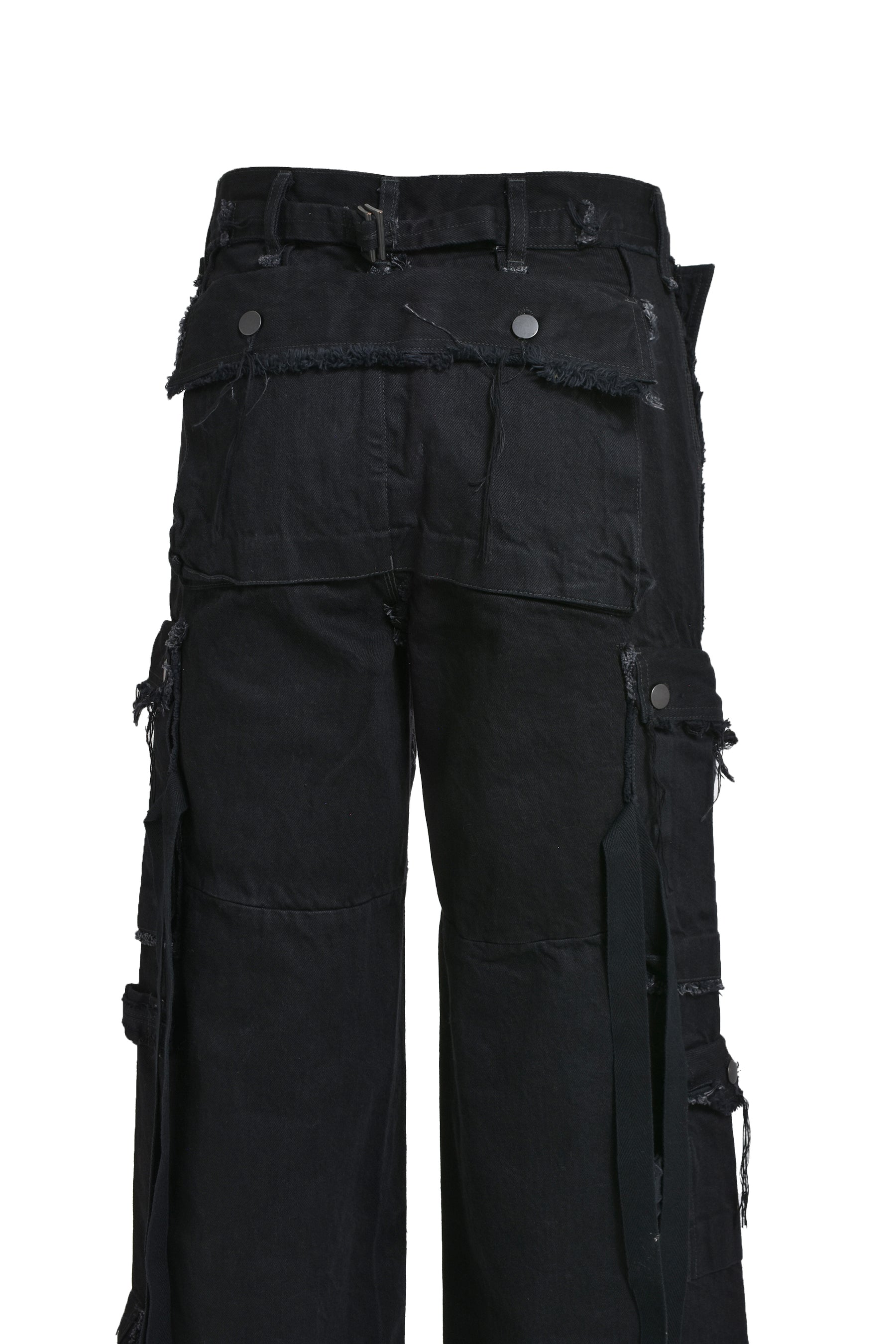 SLASH SEAM HBT CARGO (CLASSIC DENIM) / BLK