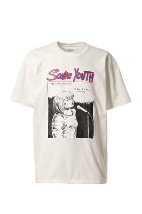 SONIC YOUTH RP ECHO TEE / WHT