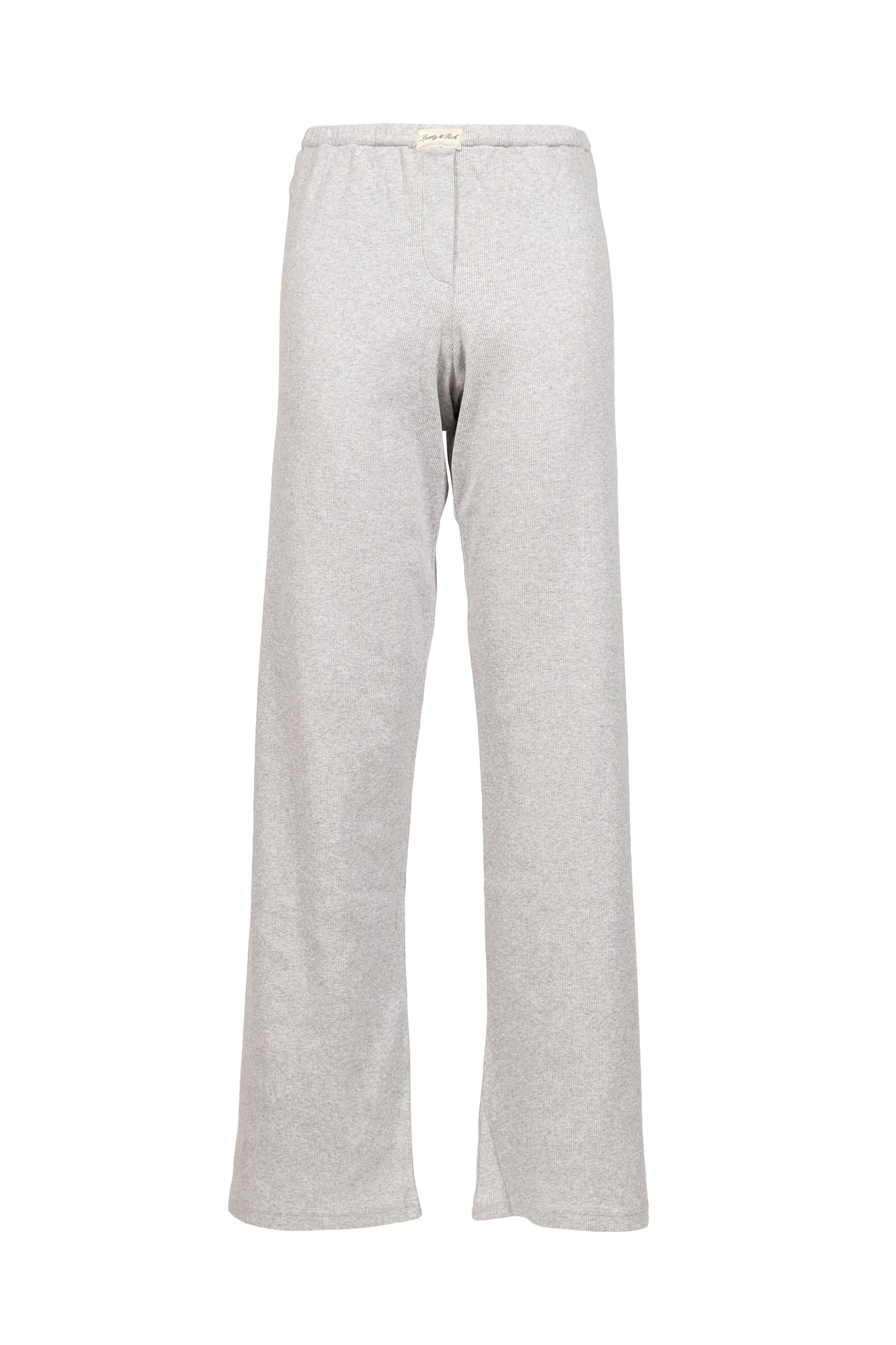 SIGNATURE LOGO RIBBED HOUSE PANT / GRY