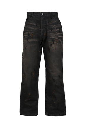 UNDERGROUND PAINTER PANTS / PAINTER BLK