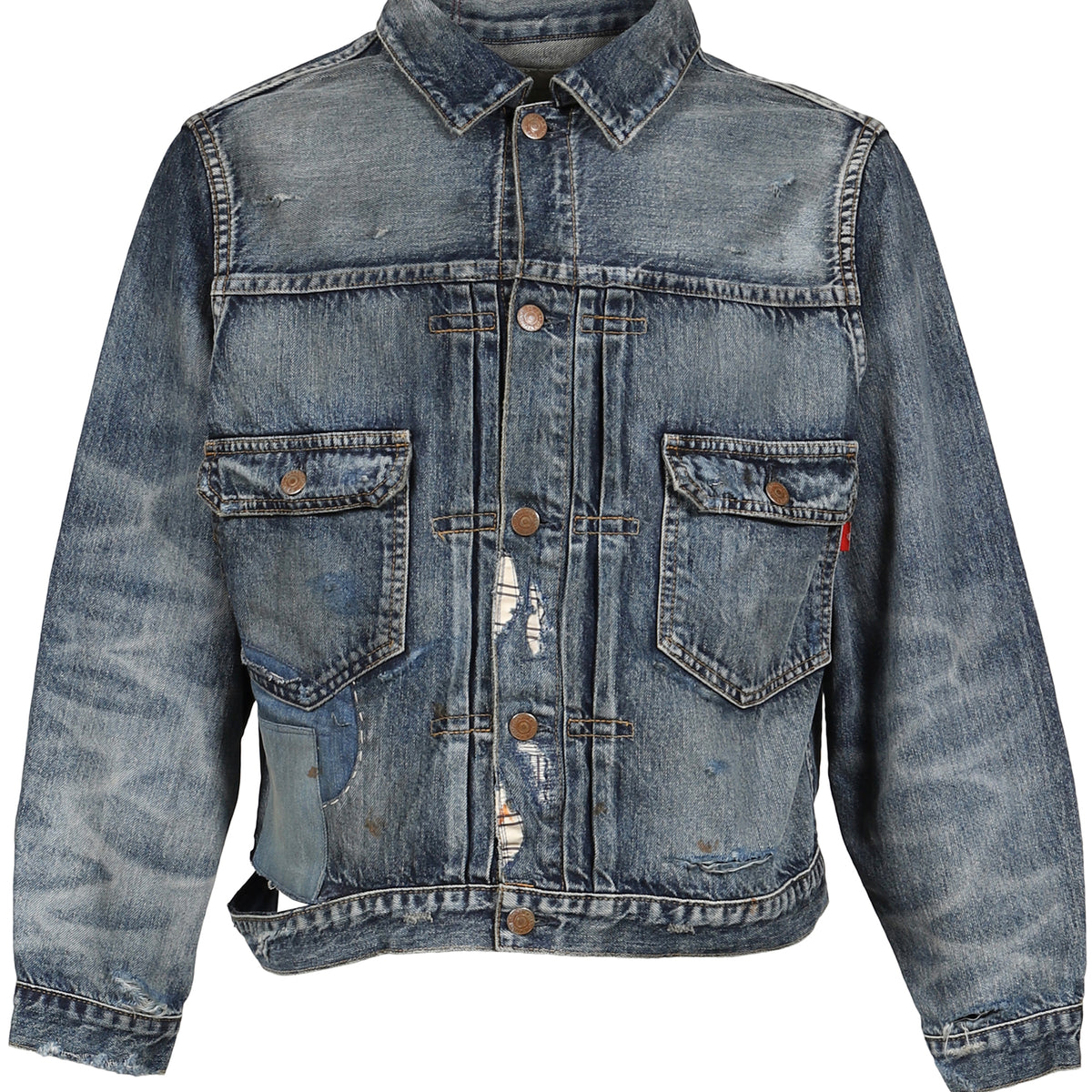 ANACHRONORM アナクロノーム SS26 REMAKED DOUBLE POCKET DENIM JACKET