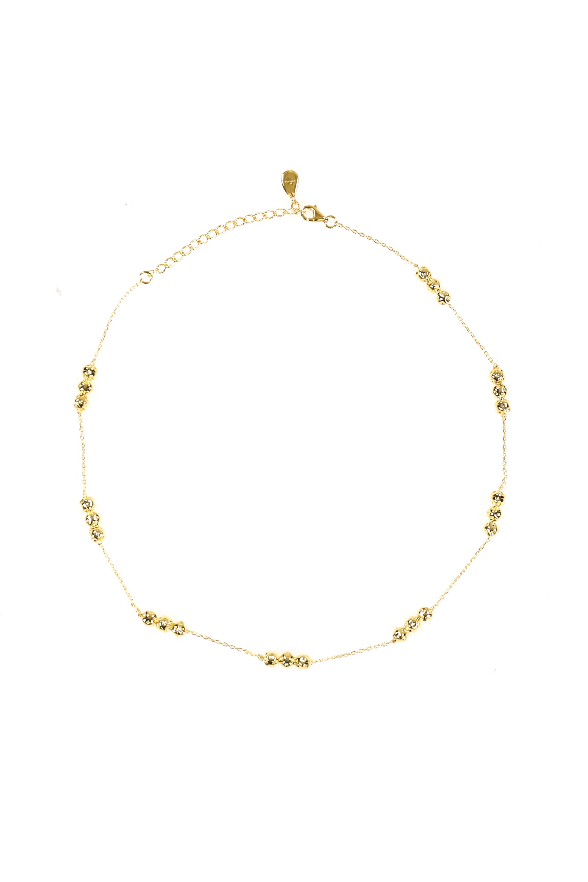 Le Mandorle MINI TRIPLE BOX NECKLACE / GOLD