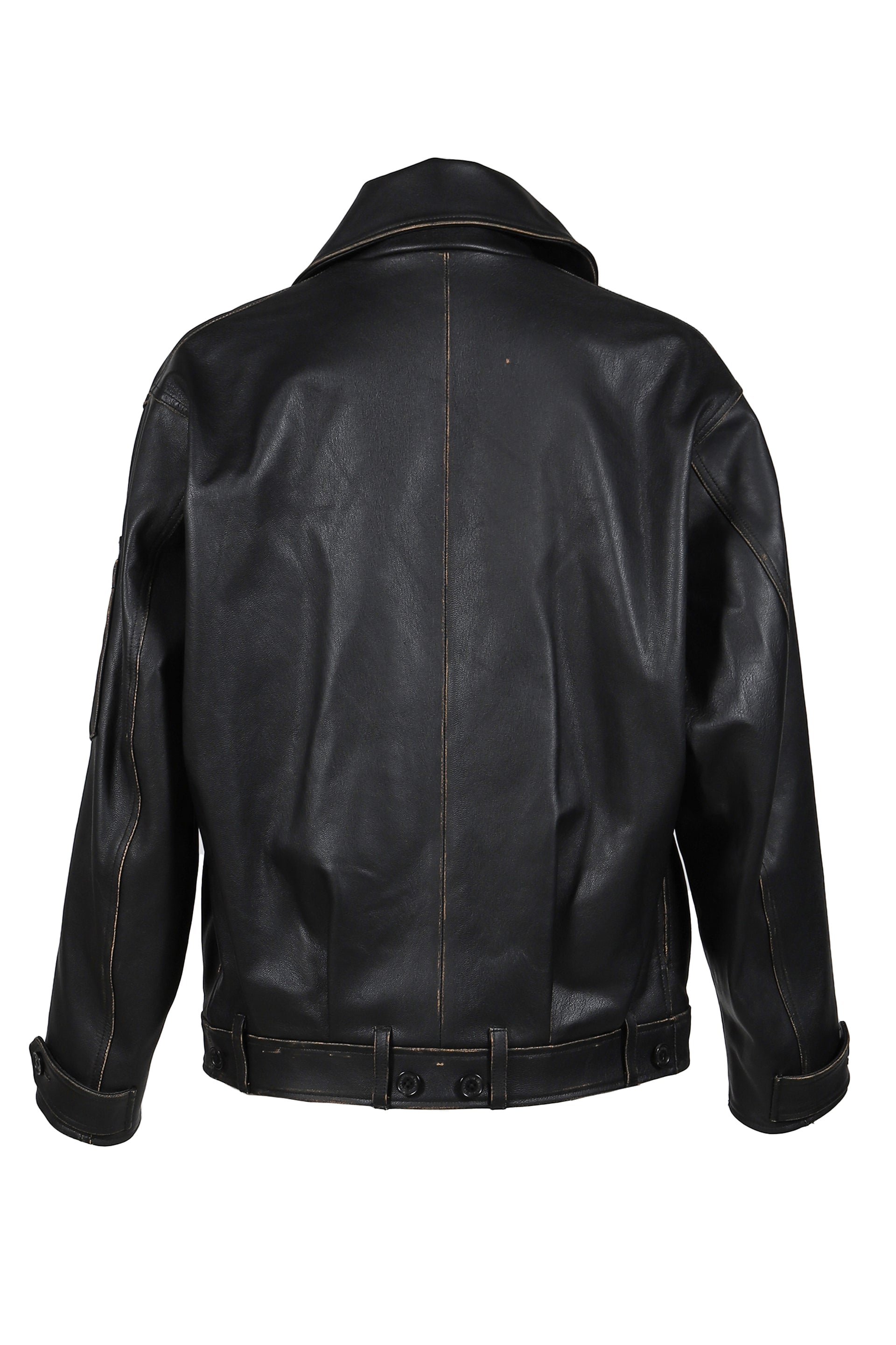"INCEPTION" LEATHER MK3 JACKET / BLK
