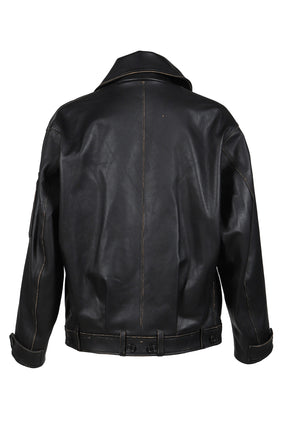 "INCEPTION" LEATHER MK3 JACKET / BLK