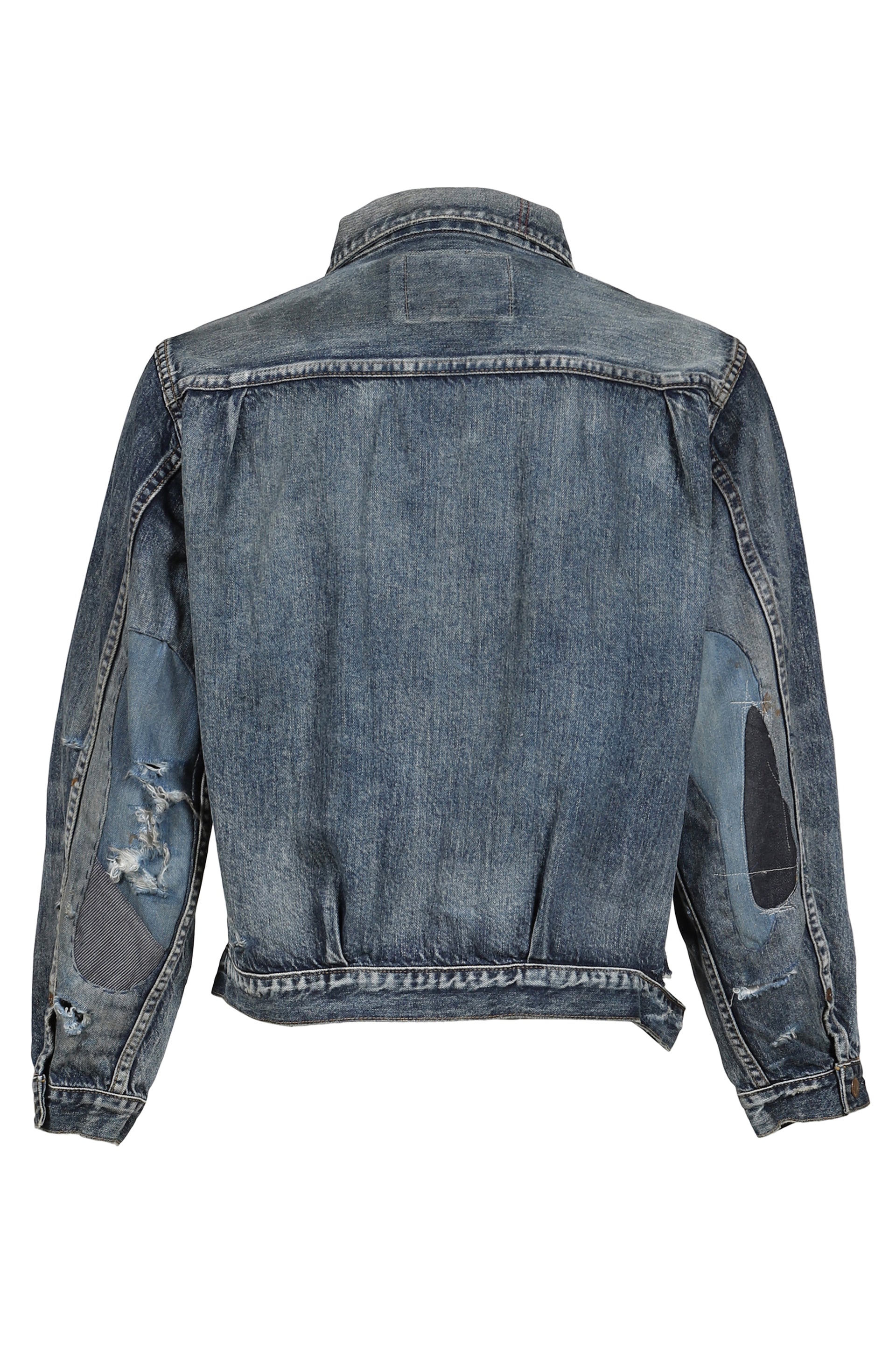 REMAKED DOUBLE POCKET DENIM JACKET / INDIGO