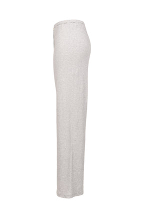 SIGNATURE LOGO RIBBED HOUSE PANT / GRY