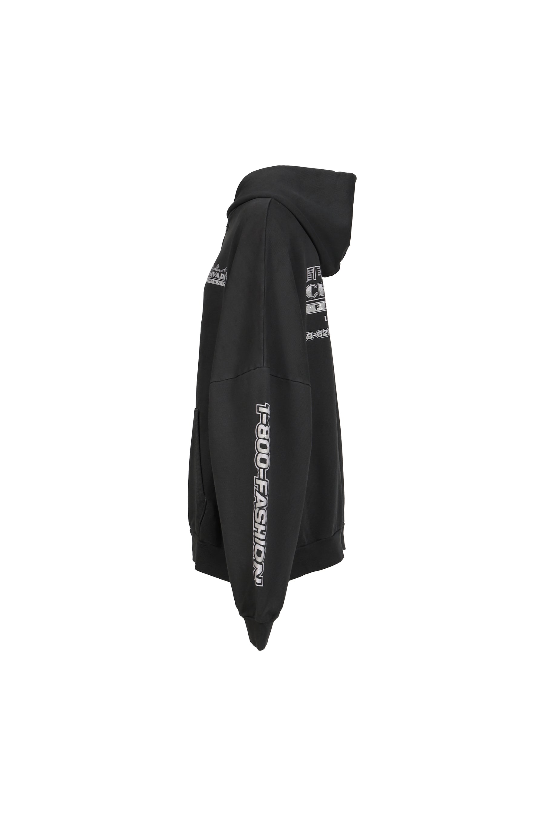 CHAVARRIA LICENSED DESIGNS ZIP HOODIE / PBLK