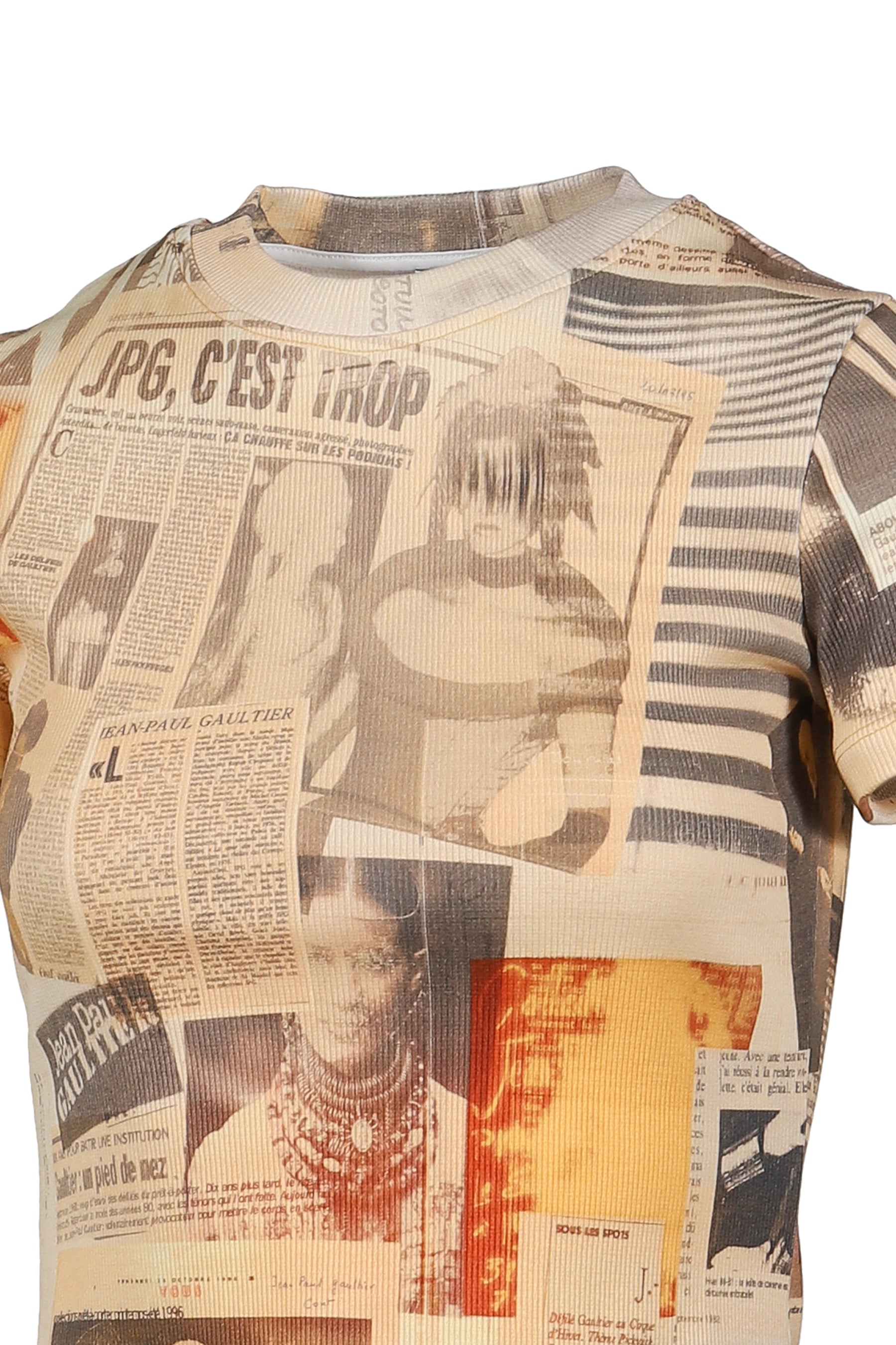 Jean Paul Gaultier ジャン ポール ゴルチエ SS26 COTTON RIBBED TEE