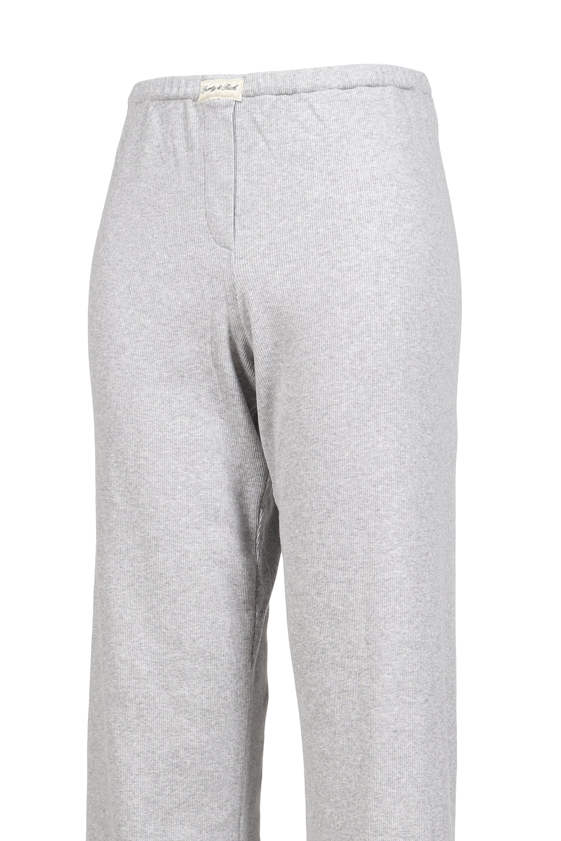 SIGNATURE LOGO RIBBED HOUSE PANT / GRY