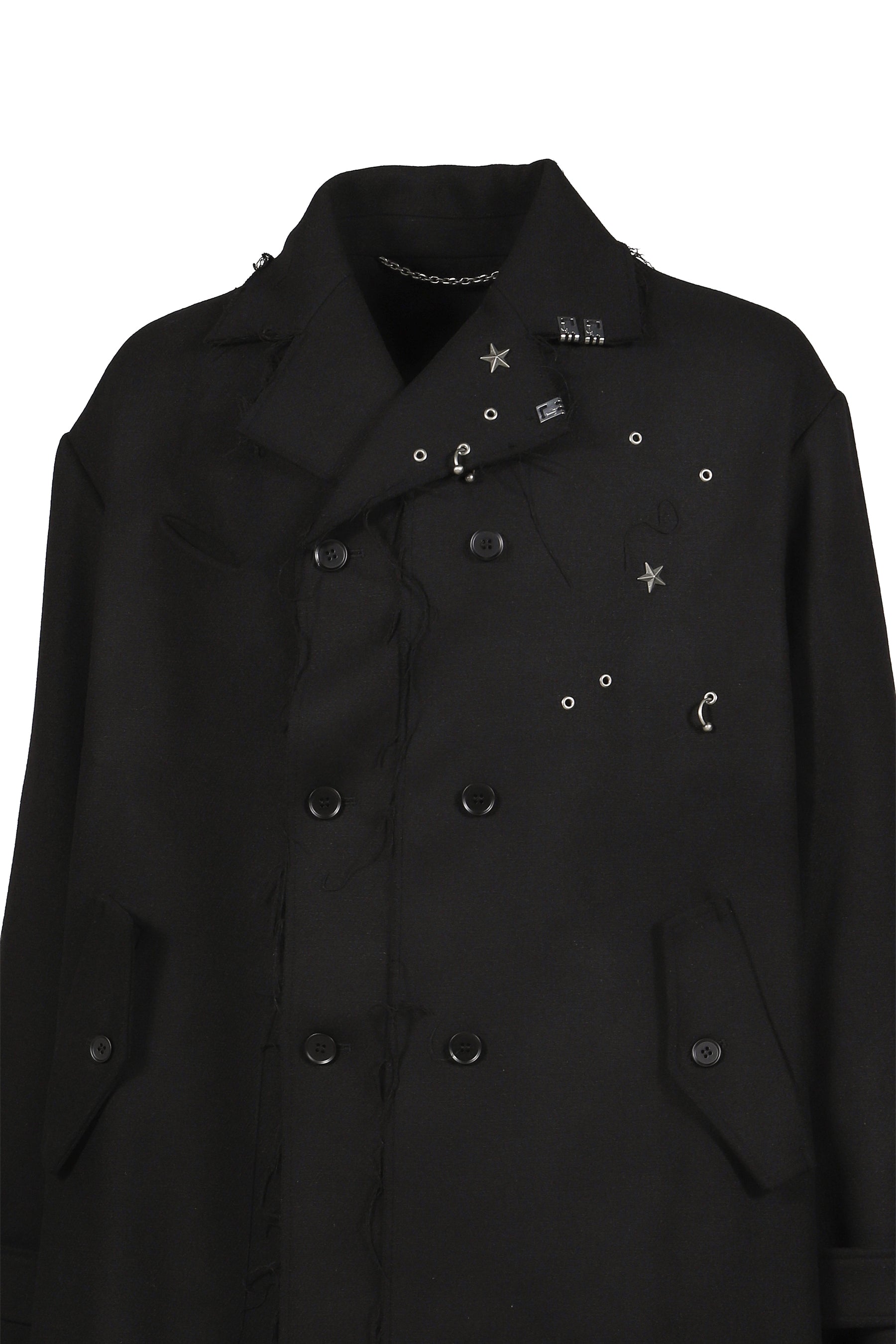 LIEUTENANT'S WOOL COAT / BLK
