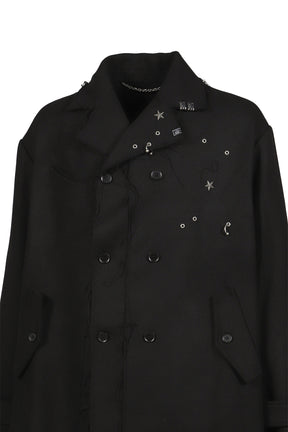 LIEUTENANT'S WOOL COAT / BLK