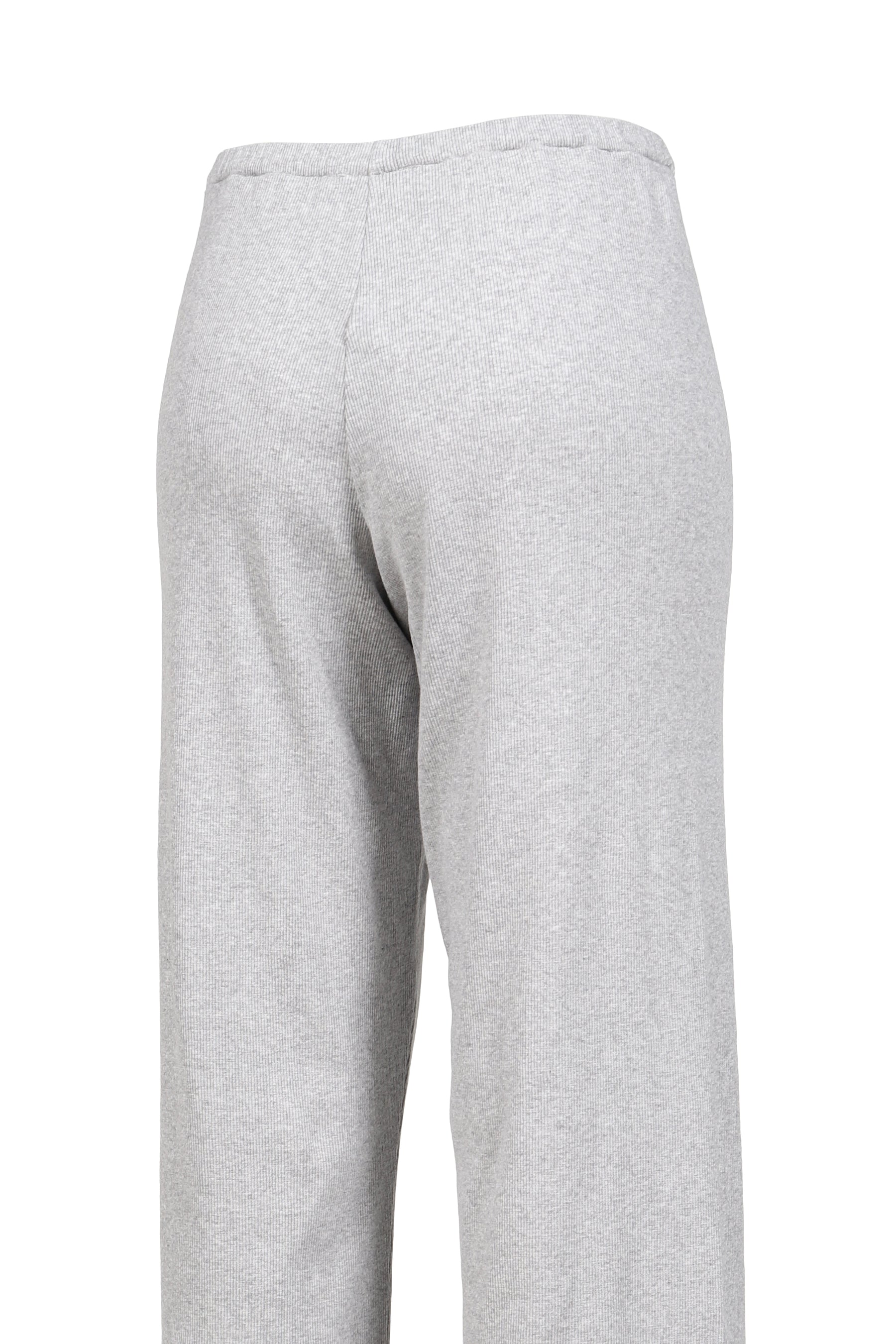 SIGNATURE LOGO RIBBED HOUSE PANT / GRY