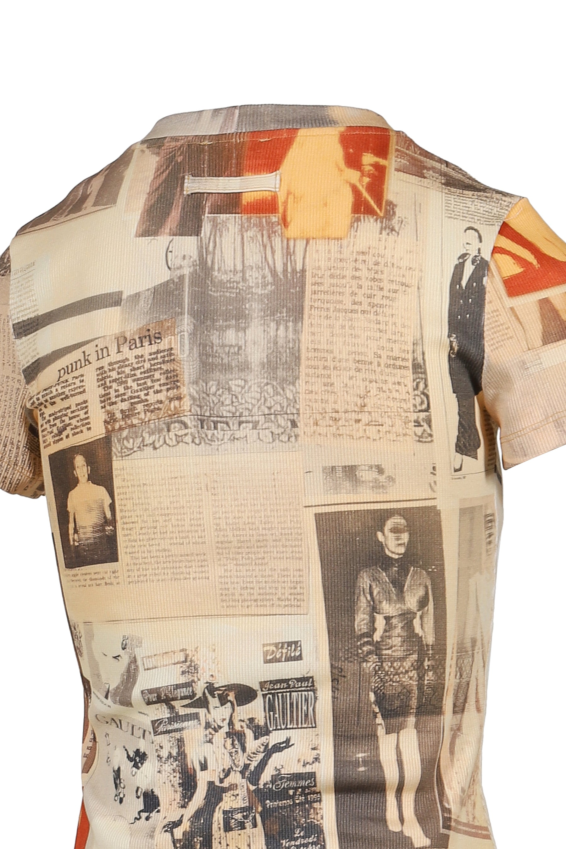 Jean Paul Gaultier ジャン ポール ゴルチエ SS26 COTTON RIBBED TEE