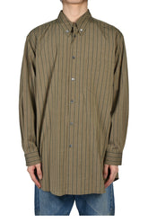 MOLETTO OVERSHIRT / PIN STRIPE FANGO