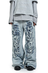 DISTRESSED JEANS / DENIM