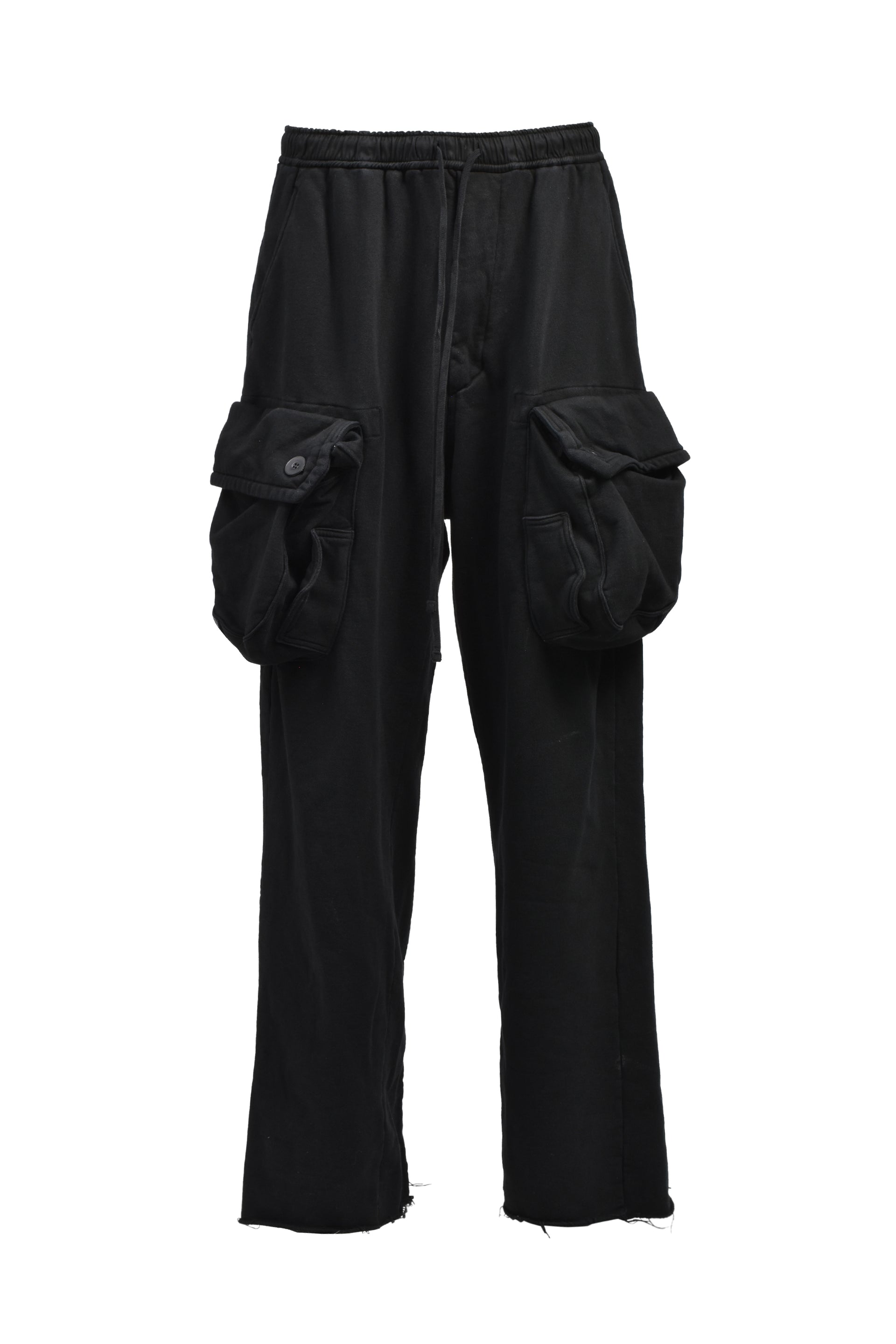 COTTON DRY SWEAT GASMASK CARGO / BLK