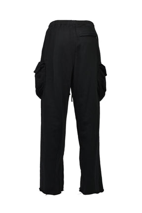 COTTON DRY SWEAT GASMASK CARGO / BLK