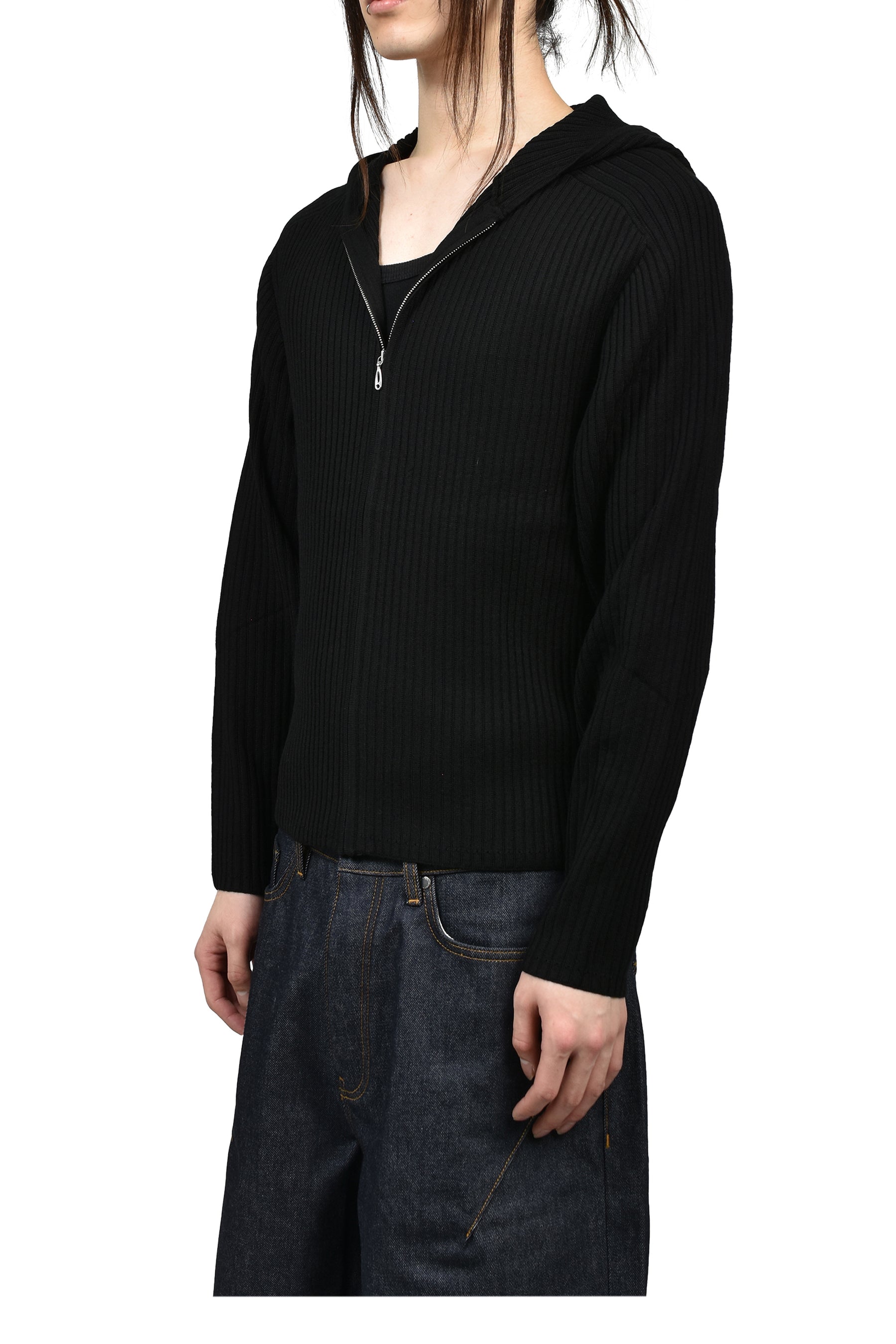 FISHERMAN HOODIE / BLK