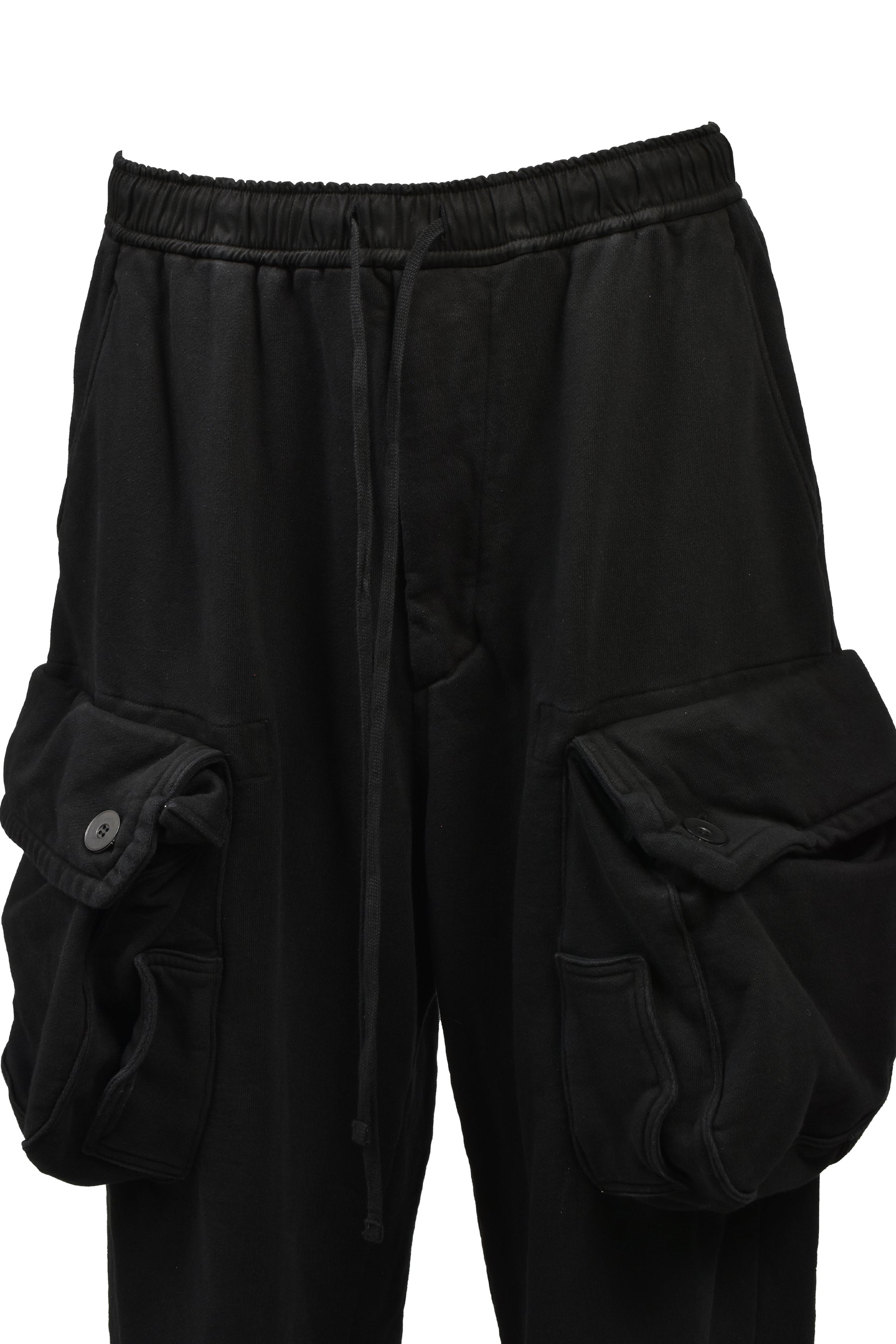 COTTON DRY SWEAT GASMASK CARGO / BLK