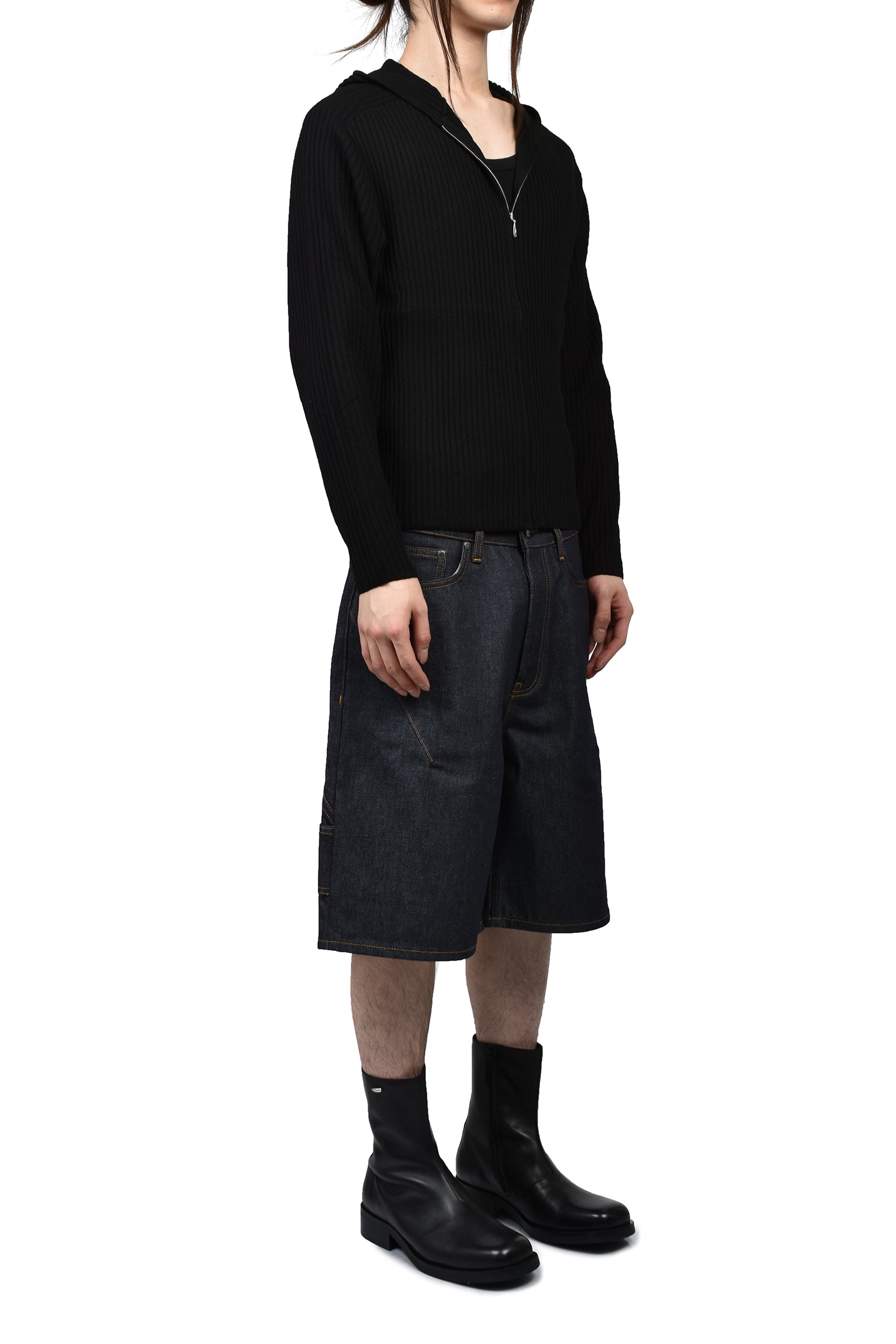 FISHERMAN HOODIE / BLK