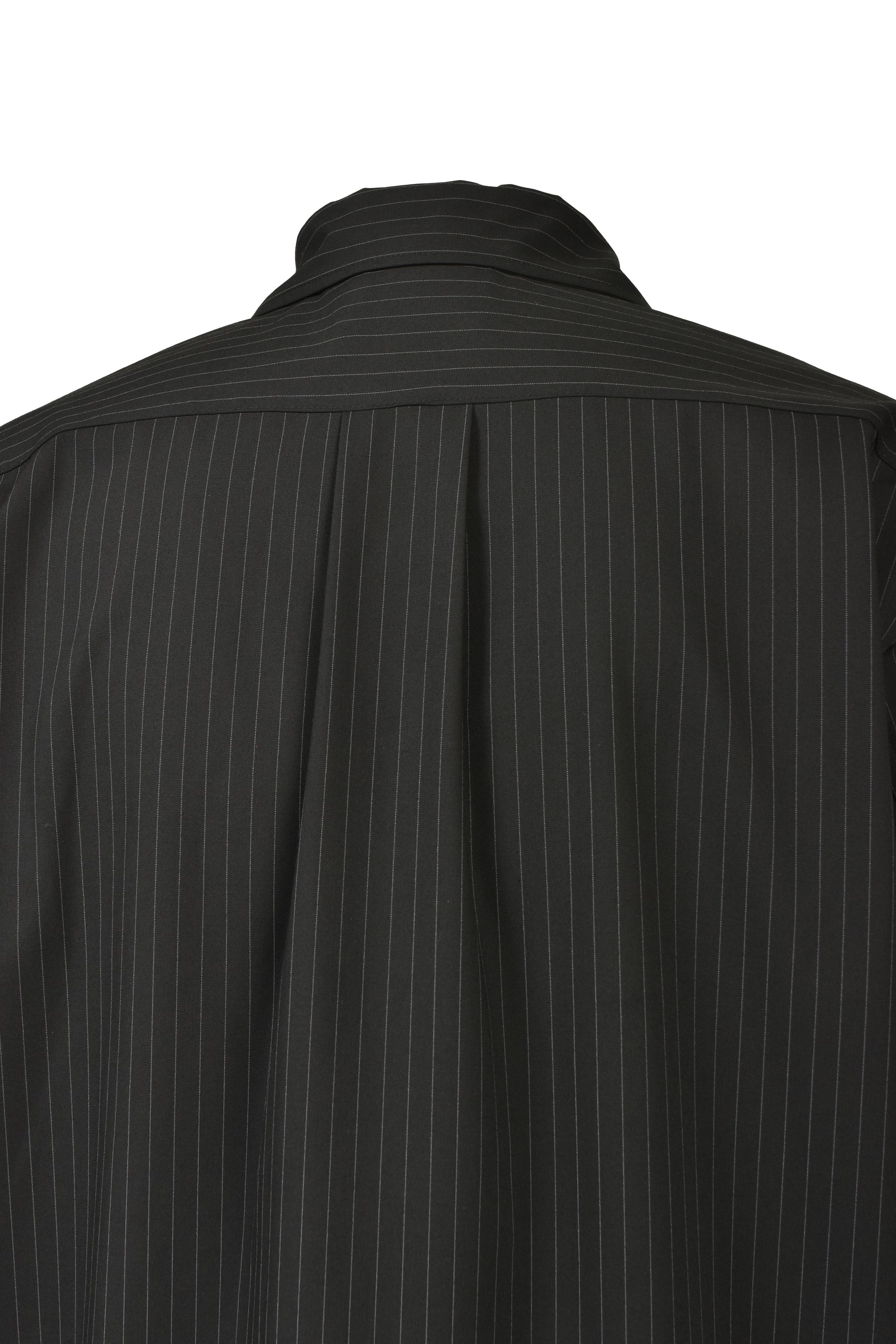 DINNER SHIRT PINSTRIPE / BLK