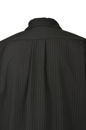 DINNER SHIRT PINSTRIPE / BLK