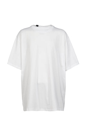 OVERSIZED DOUBLE COLLAR T-SHIRT / WHT